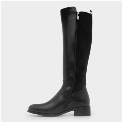Yuma Womens Black Knee High Boot
