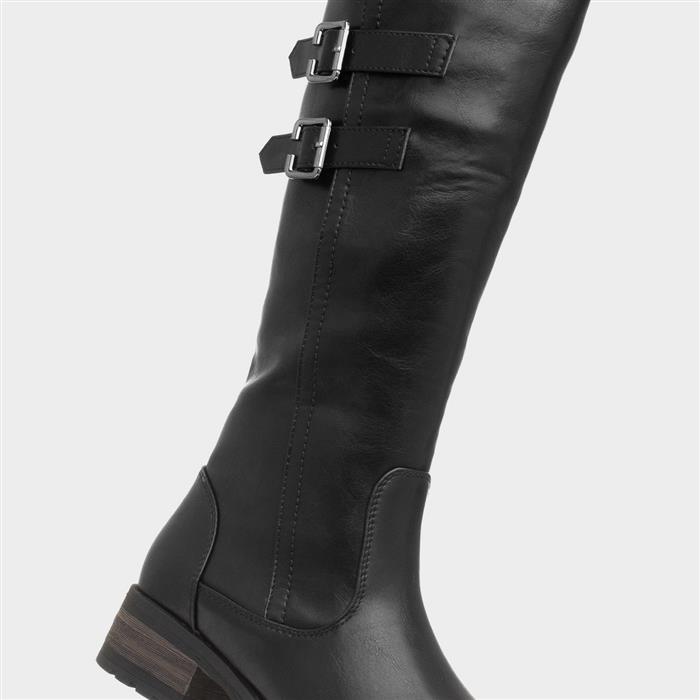 Oslo Womens Black Knee High Boot