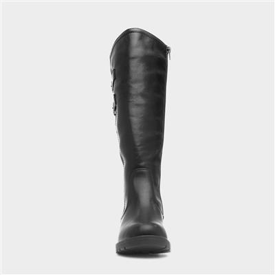 Oslo Womens Black Knee High Boot