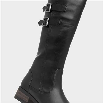 Oslo Womens Black Knee High Boot