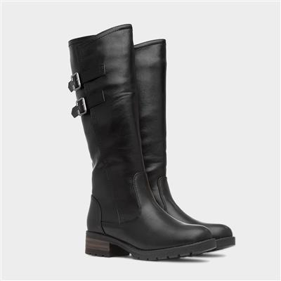 Oslo Womens Black Knee High Boot