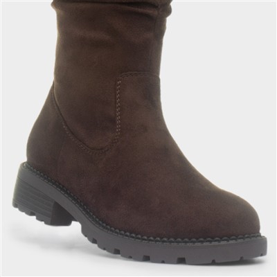Vienna Womens Brown High Leg Boot