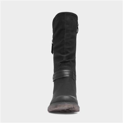 Zaria Womens Black Calf Boot