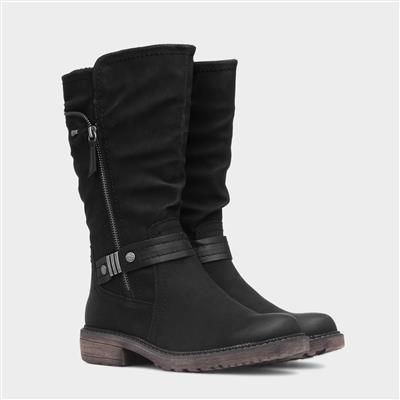 Zaria Womens Black Calf Boot