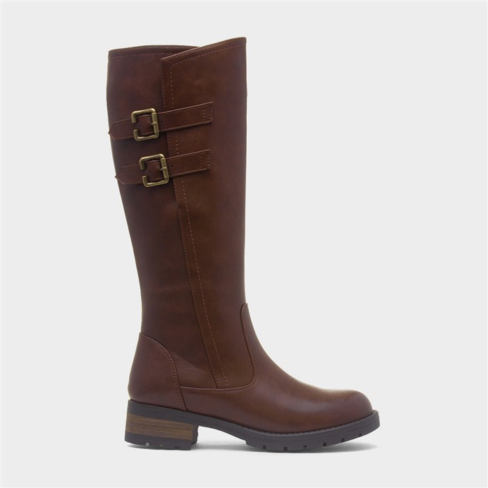 Oslo Womens Brown Knee High Boot