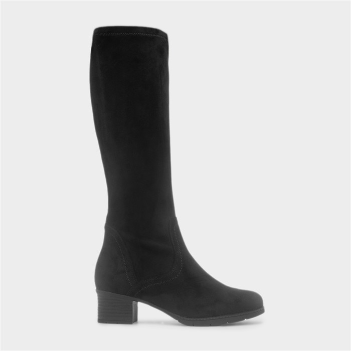 Albacette Womens Black Knee High Boot