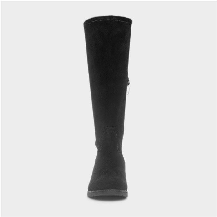 Albacette Womens Black Knee High Boot
