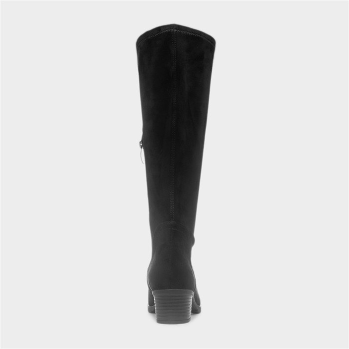 Albacette Womens Black Knee High Boot