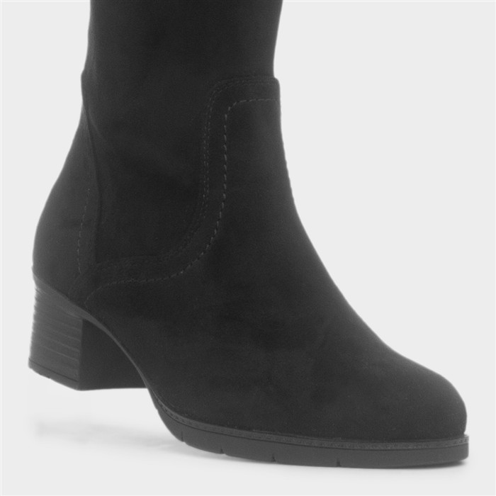 Albacette Womens Black Knee High Boot
