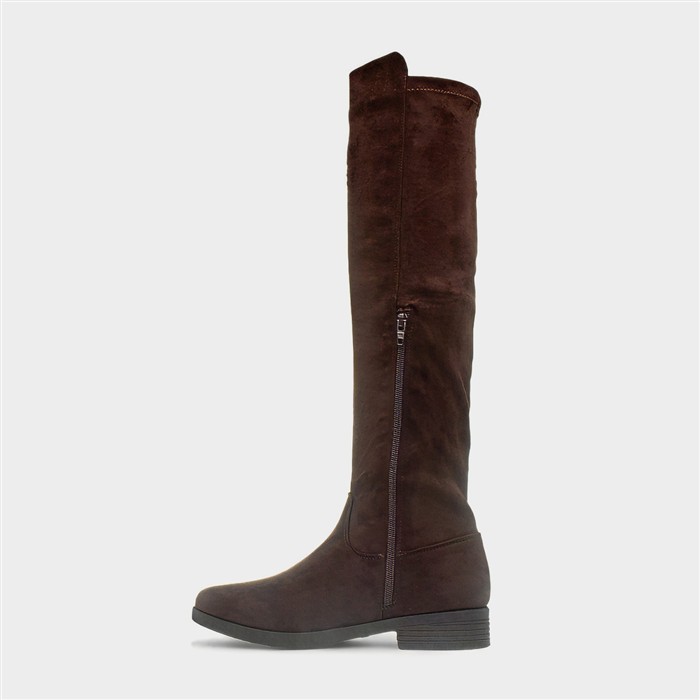 Womens Chocolate Brown Knee High Boot
