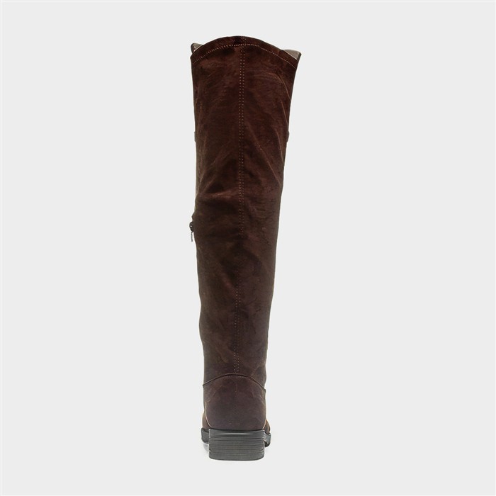 Womens Chocolate Brown Knee High Boot