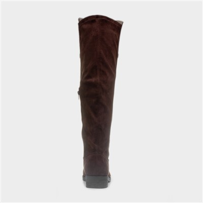 Womens Chocolate Brown Knee High Boot