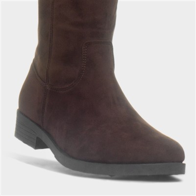 Womens Chocolate Brown Knee High Boot
