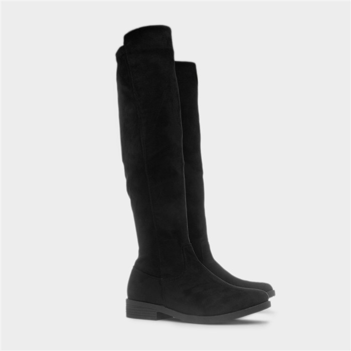 Womens Black Knee High Boot