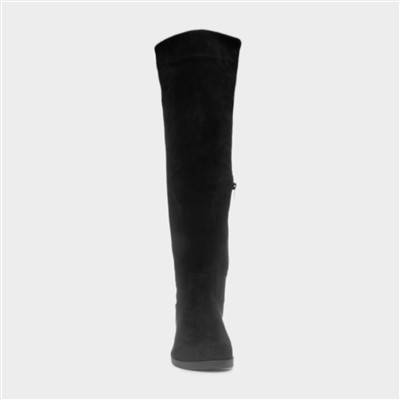 Womens Black Knee High Boot