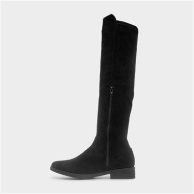 Womens Black Knee High Boot