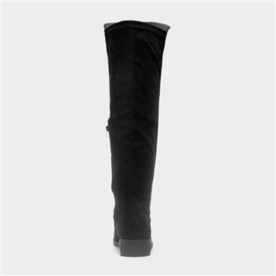 Womens Black Knee High Boot