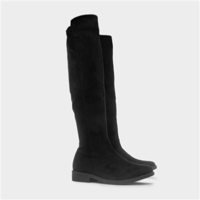 Womens Black Knee High Boot