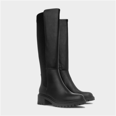 Maya Womens Black High Boot
