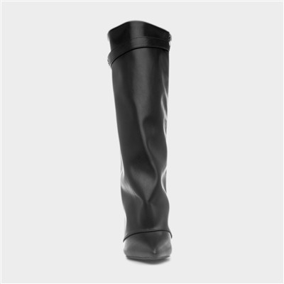 Cassidy Black High Leg Boot