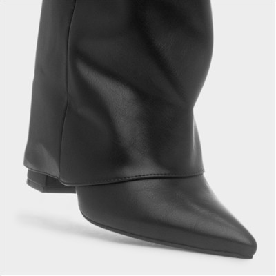 Cassidy Black High Leg Boot