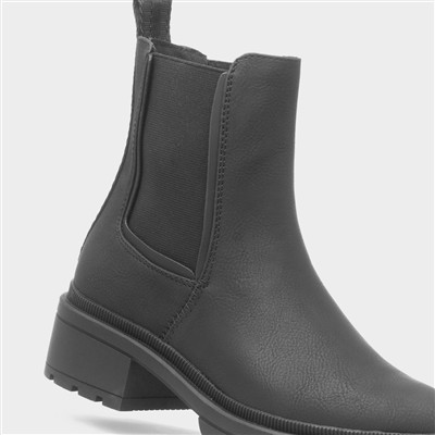 Iggie Womens Black Chelsea Boot