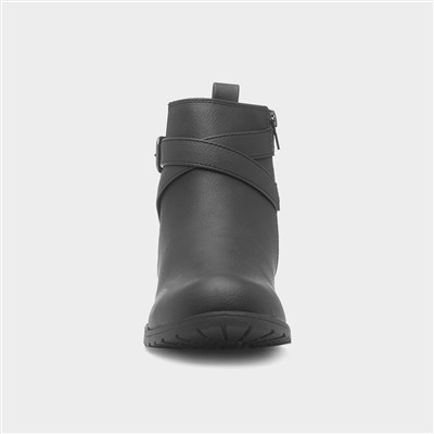 Banley Womens Black Ankle Boot