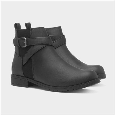 Banley Womens Black Ankle Boot