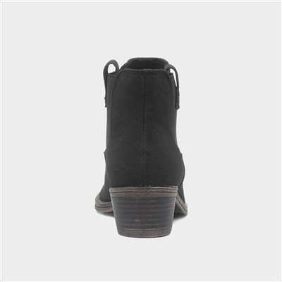 Richie Womens Black Ankle Boot