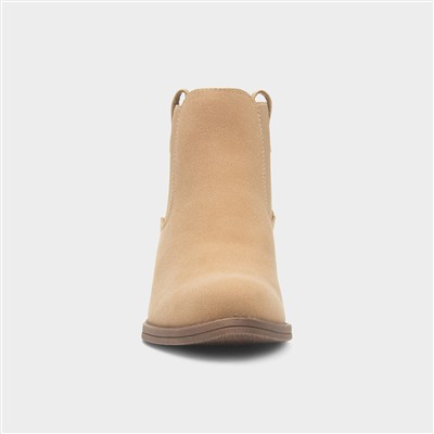 Richie Womens Taupe Ankle Boot