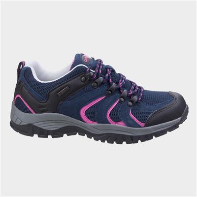 Stowell Womens Navy Low Hiking Shoes