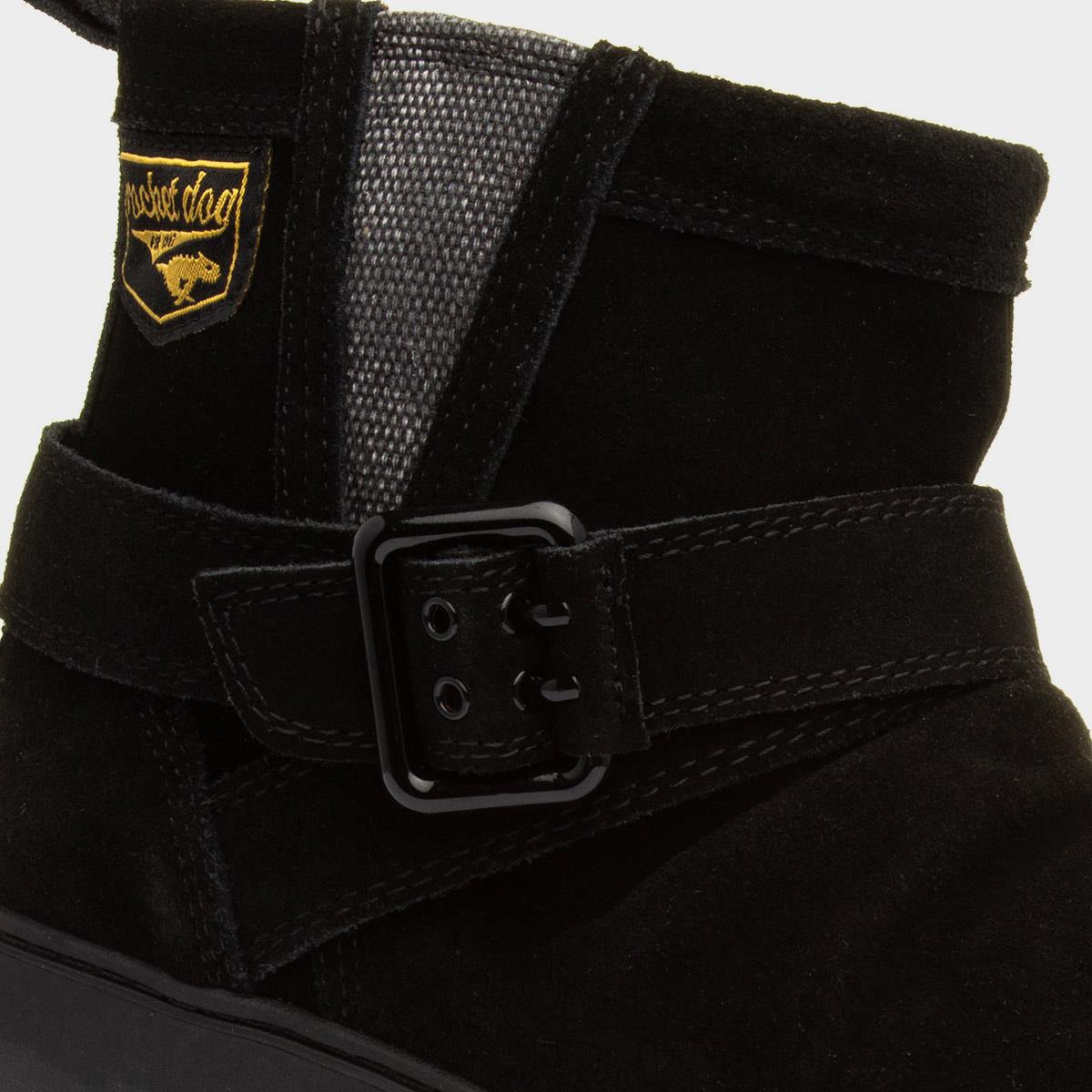 Rocket Dog Mint Womens Black Suede Ankle Boot 189211 Shoe Zone