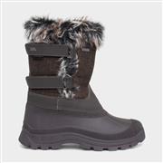 Trespass Brace Womens Brown Snow Boot (Click For Details)