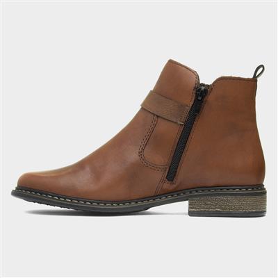 Antistress Womens Chestnut Leather Boot