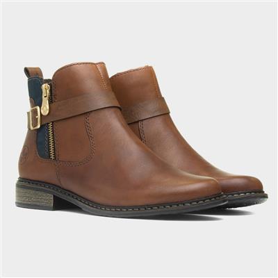Antistress Womens Chestnut Leather Boot