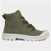Rocket Dog Piper Melstone Womens Green Canvas Boot (Click For Details)