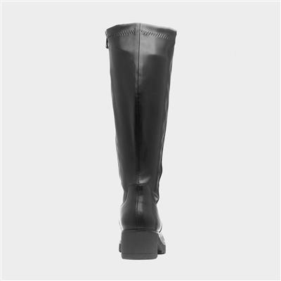 Womens Black Knee High Boot