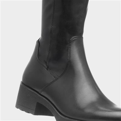 Womens Black Knee High Boot