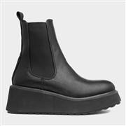 Rocket Dog Heyday Womens Black Platform Ankle Boot (Click For Details)