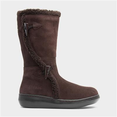 Slope Womens Brown Leather Boot