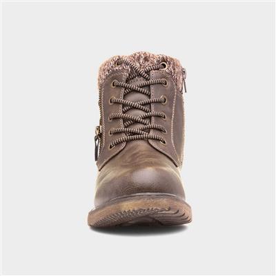 Benson III Womens Brown Ankle Boot