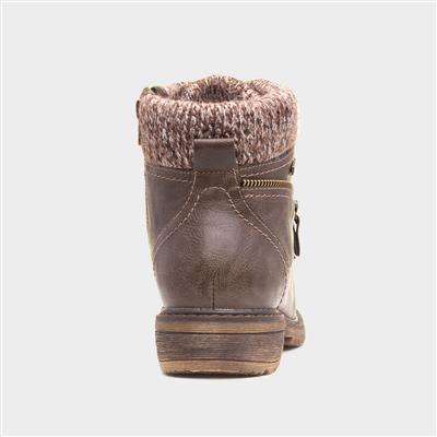 Benson III Womens Brown Ankle Boot