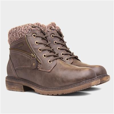 Benson III Womens Brown Ankle Boot