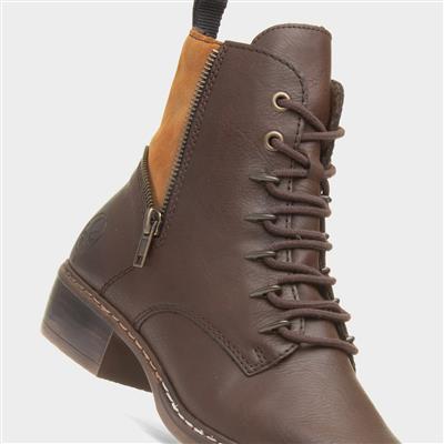 Antistress Womens Brown Ankle Boot