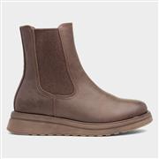 Heavenly Feet Bromley Womens Chocolate Zip Up Boot (Click For Details)