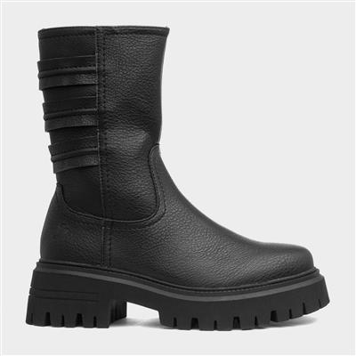 Womens Black Calf Boot