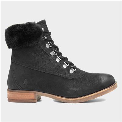 Effie Womens Black Leather Boot