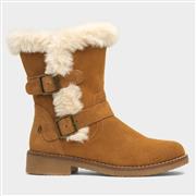 Hush Puppies Macie Womens Tan Fur Ankle Boot (Click For Details)