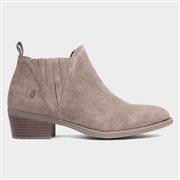 Hush Puppies Isobel Womens Taupe Suede Boot (Click For Details)