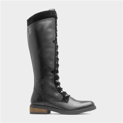Rudy Womens Black Leather Boot